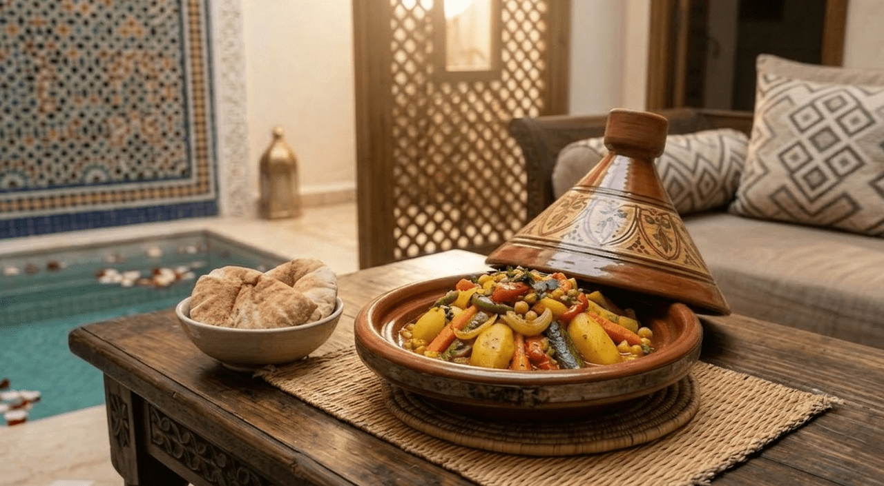 Moroccan Chicken and Vegetable Tagine