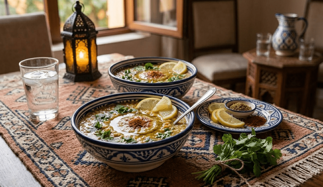 Comforting Moroccan Lentil Soup
