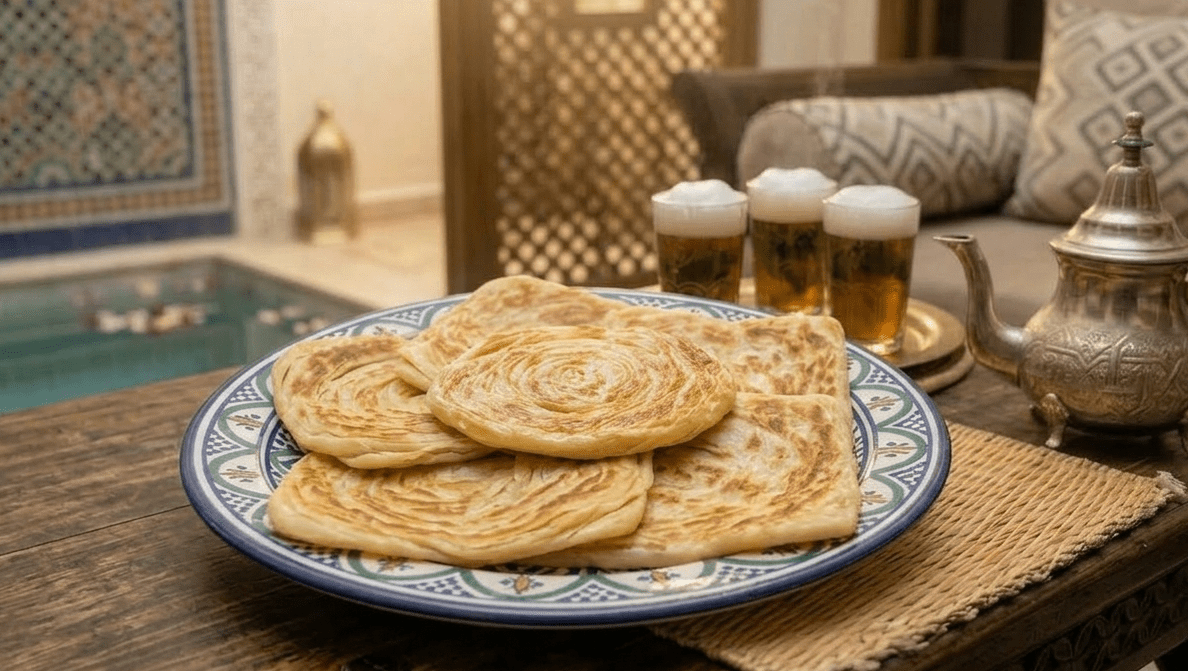 Authentic Moroccan Msemen/Meloui