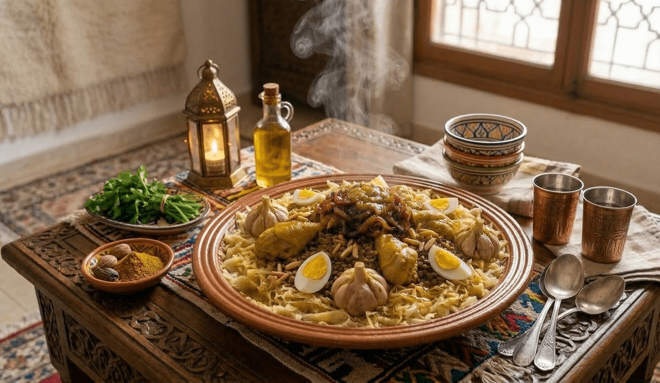 Authentic Moroccan Rfissa