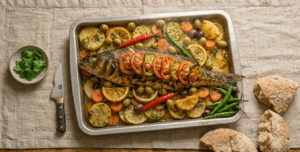 Moroccan Roasted Fish Tray