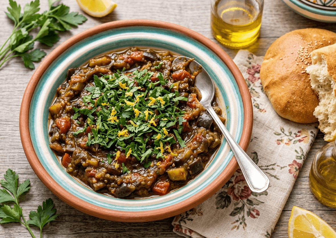 Smoky Moroccan Zaalouk