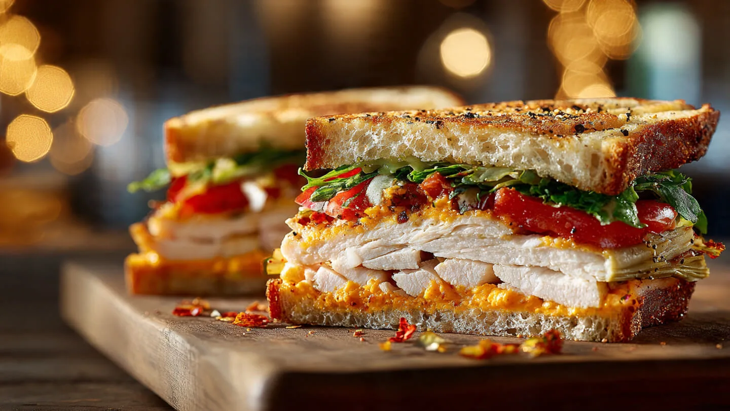 Best Chicken Artichoke & Mimolette Sandwich Recipe