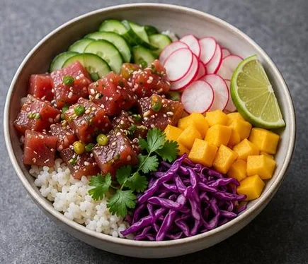 Fresh Tuna Poke Bowl Recipe | Healthy & Easy Summer Bowl
